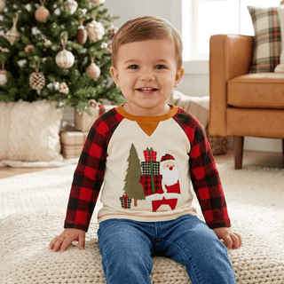 Mud Pie Santa Alpine Tee-Misc.-Simply Blessed Children's Boutique