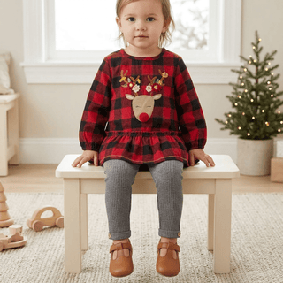 Alpine Reindeer Tunic & Legging Set-Misc.-Simply Blessed Children's Boutique