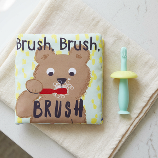 Mud Pie Toothbrush Book and Toothbrush Set-Misc.-Simply Blessed Children's Boutique