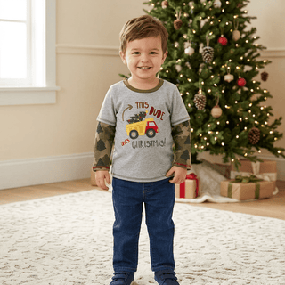 Mud Pie Boy's Tee -This Dude Loves Christmas-Misc.-Simply Blessed Children's Boutique