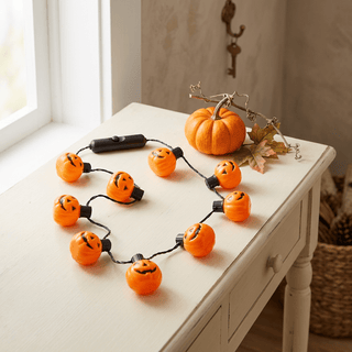 Mud Pie Halloween Light Up Pumpkin Necklace-Toys-Simply Blessed Children's Boutique