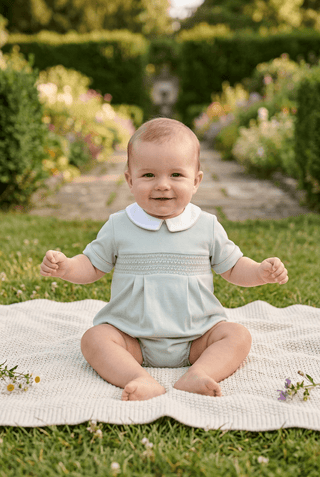 Bradford Bubble - Pima - Old Greenwich Green/Worth Ave White/Keeneland Khaki by The Beaufort Bonnet Company-Boys One-Piece-Simply Blessed Children's Boutique