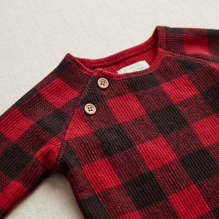 Buffalo Plaid Santa Outfit Set-Misc.-Simply Blessed Children's Boutique