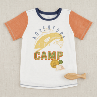 Mud Pie Orange Fishing Applique Tee-Misc.-Simply Blessed Children's Boutique