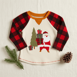 Mud Pie Santa Alpine Tee-Misc.-Simply Blessed Children's Boutique