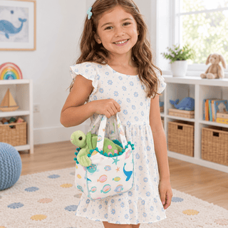 Douglas Ocean Friends Sassy Sak with Sea Turtle - Simply Blessed Children's Boutique