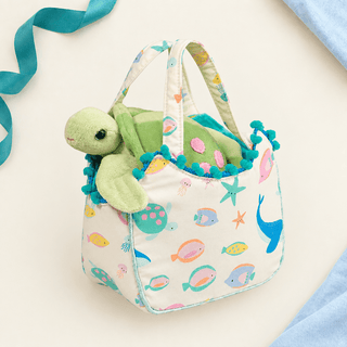 Douglas Ocean Friends Sassy Sak with Sea Turtle - Simply Blessed Children's Boutique