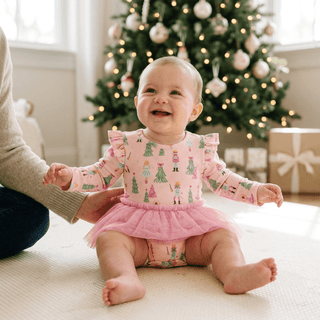 Mud Pie Nutcracker Christmas Tutu Crawler-Misc.-Simply Blessed Children's Boutique