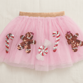 Mud Pie Sequin Candy Cane Christmas Tutu-Misc.-Simply Blessed Children's Boutique