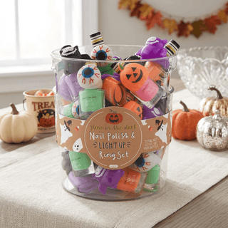 LED Halloween Ring and Glow In Dark Nail Polish - Mud Pie-Toys-Simply Blessed Children's Boutique