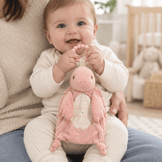 Douglas Sailor Pink Plush Turtle Lil' Teether - Simply Blessed Children's Boutique