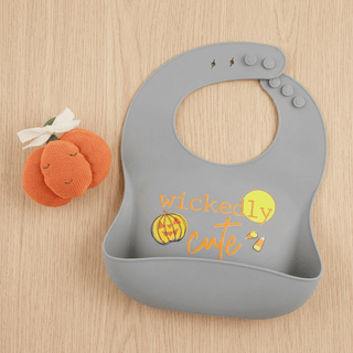 Halloween Bib & Rattle Set-Misc.-Simply Blessed Children's Boutique