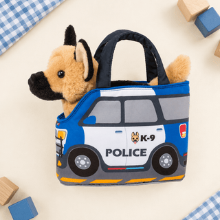 Douglas Police Car Pet Sak with German Shepherd - Simply Blessed Children's Boutique