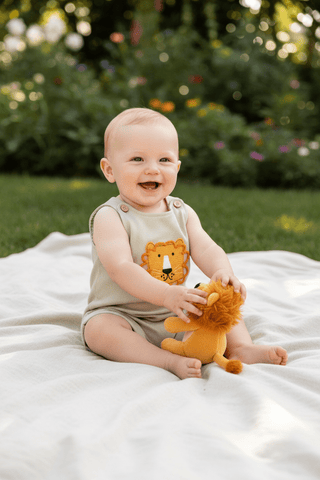 Boys Lion Face Jon Jon-Infants-Simply Blessed Children's Boutique
