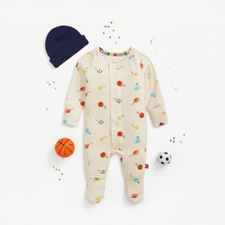 Magnetic Me Little Baller Modal Convertible Coverall - Simply Blessed Children's Boutique