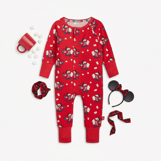 Magnetic Me Red Mickey Mouse Cocoa Club Convertible Coverall - Simply Blessed Children's Boutique