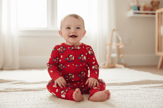 Magnetic Me Red Mickey Mouse Cocoa Club Convertible Coverall - Simply Blessed Children's Boutique