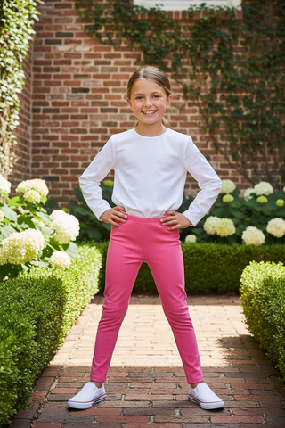 The Beaufort Bonnet Company Mitzy Sue Slacks – Romany Rose-Girls Leggings/Bottoms-Simply Blessed Children's Boutique