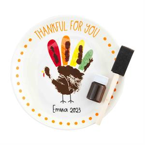 Mud Pie Turkey Handprint Plate Kit