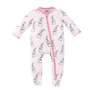 Mud Pie Girl's Pink Milk Sleeper