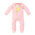 Mud Pie Girls Pink Sleeper With Duck Applique