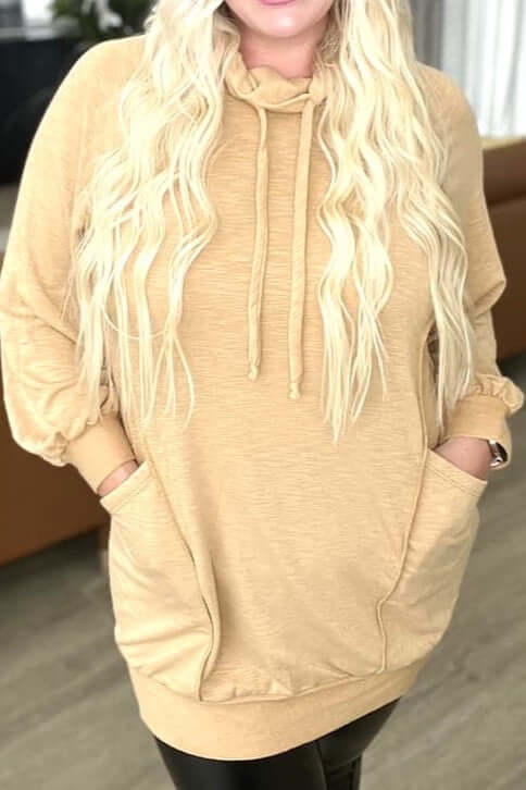 Cowl Neck Tunic Top