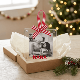 Mud Pie Nana Acrylic Photo Frame Christmas Ornament-Christmas ornament-Simply Blessed Children's Boutique
