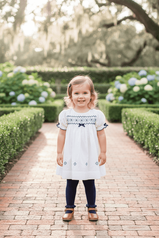Navy Footless Ruffle Tights-Girls Leggings/Bottoms-Simply Blessed Children's Boutique
