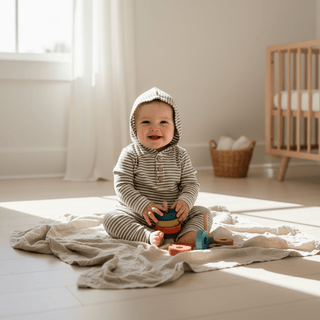 Striped Hoodie and Pant Set – Mud Pie-Infants-Simply Blessed Children's Boutique