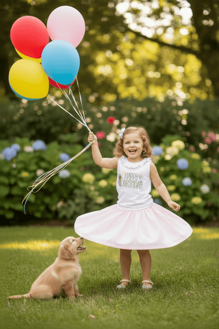 Bailey Boys Happy Birthday Girls Sleeveless Tee-Girls Short Sleeve Shirts-Simply Blessed Children's Boutique