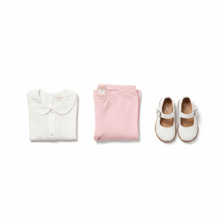 The Beaufort Bonnet Palm Beach Pink Mitzy Sue Slacks-Girls Leggings/Bottoms-Simply Blessed Children's Boutique