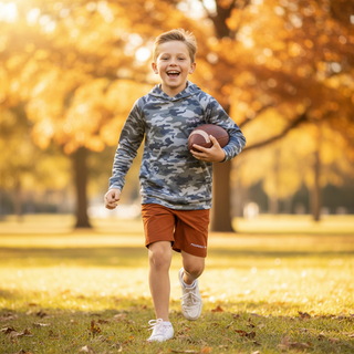 Properly Tied Boys Performance Pintail Short in Sandstone-Boys Shorts-Simply Blessed Children's Boutique