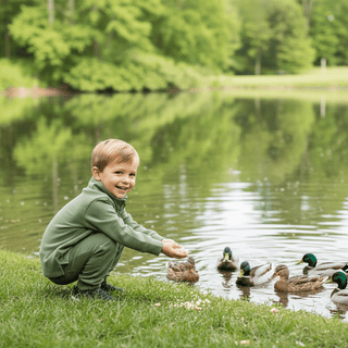 Mud Pie Mallard Duck Quarter-Zip Sweatshirt-Boys Sweatshirt/Pullover-Simply Blessed Children's Boutique