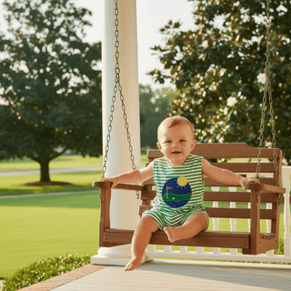 Par For The Course Knit Infant Bubble - Bailey Boys-Infants-Simply Blessed Children's Boutique
