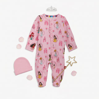 Magnetic Me Princess Royal Radiance Right Fit Ruffle Footie - Simply Blessed Children's Boutique