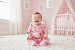 Magnetic Me Princess Royal Radiance Right Fit Ruffle Footie - Simply Blessed Children's Boutique
