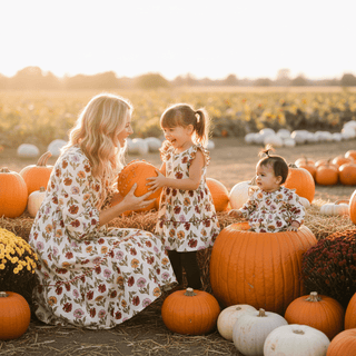 Mud Pie Women's Harvest Floral Midi Dress - Simply Blessed Children's Boutique