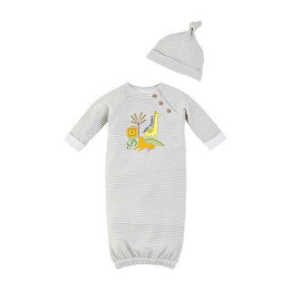 Safari Friend Infant Gown - Take Me Home Set