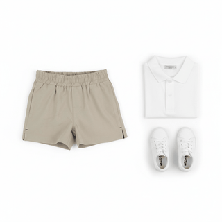 Prepletic™ Sheffield Shorts - Keeneland Khaki-Boys Shorts-Simply Blessed Children's Boutique