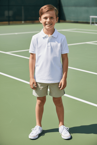Prepletic™ Sheffield Shorts - Keeneland Khaki-Boys Shorts-Simply Blessed Children's Boutique