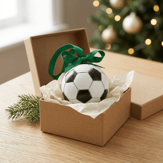 Mud Pie Hand-Painted Soccer Christmas Ornament-Christmas ornament-Simply Blessed Children's Boutique