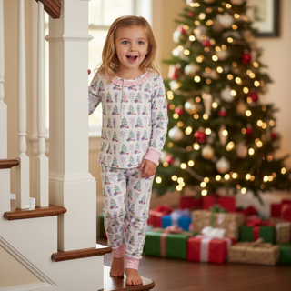 Ishtex Girls Christmas Nutcracker Pajama Set-Girls Sleepwear-Simply Blessed Children's Boutique