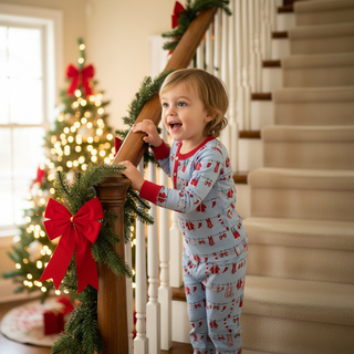 Sutton's Sweet Dream Set - Santa's Laundry Line/Richmond Red by The Beaufort Bonnet Company-Boys Sleepwear-Simply Blessed Children's Boutique