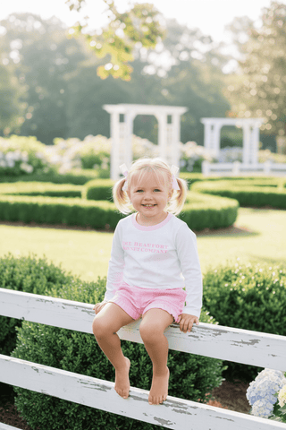 Long Sleeve Sir Proper's T-Shirt – Worth Ave White/Palm Beach Pink | The Beaufort Bonnet Company-Misc.-Simply Blessed Children's Boutique