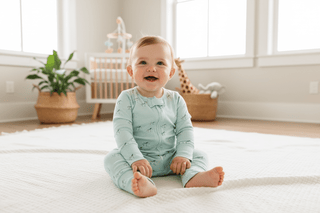 Magnetic Me Teal Savannah Plains Modal Convertible Coverall - Simply Blessed Children's Boutique