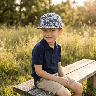 Properly Tied Boys Sportsman Rope Hat in Terra Camo-Hats-Simply Blessed Children's Boutique