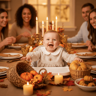 Mud Pie Baby Boys Gingham Thanksgiving Turkey Bubble-Infants-Simply Blessed Children's Boutique
