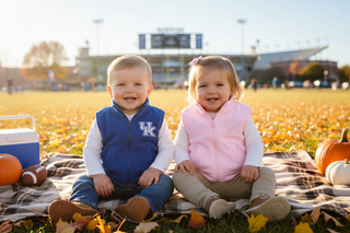 University of Kentucky Wildcats Polar Fleece Vest Blue or Pink - Officially Licensed - Simply Blessed Children's Boutique
