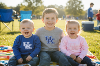 University of Kentucky Embroidered Logo Sweatshirt - Officially Licensed - Simply Blessed Children's Boutique