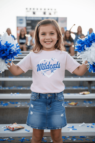 University of Kentucky Wildcats Pink Heart TShirt - Screenprint - Simply Blessed Children's Boutique